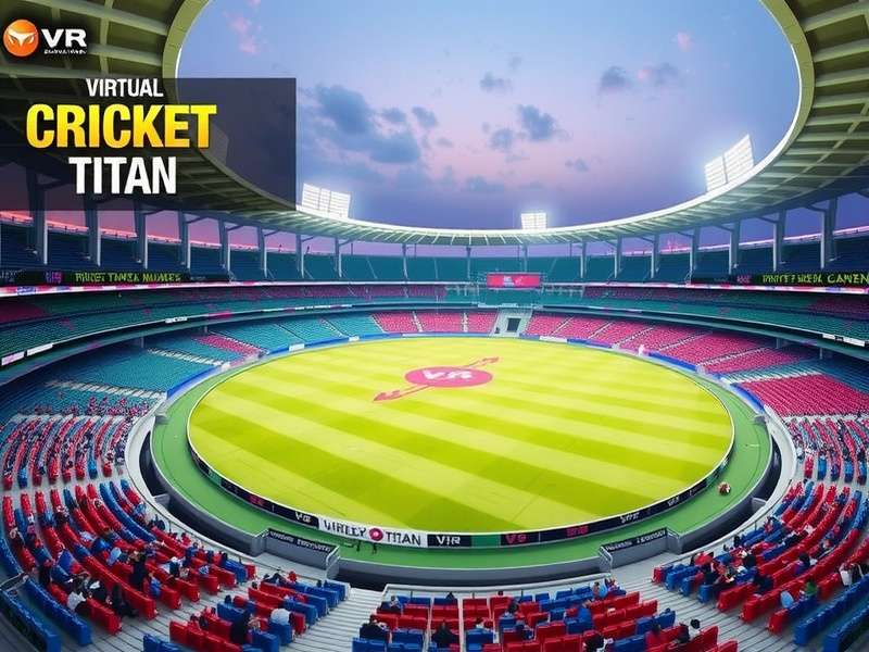 Authentic Indian cricket stadium recreation Virtual Eden Gardens Stadium in India VR Cricket Titan